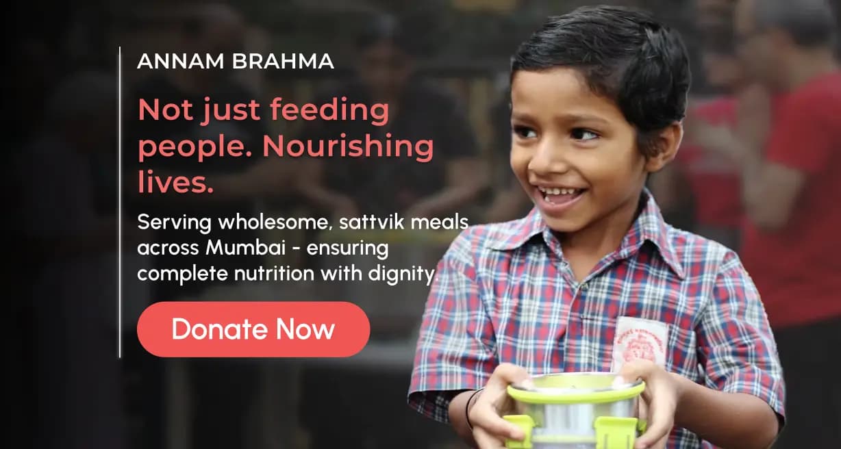 Annam Brahma — Not just feeding people. Nourishing lives. Serving wholesome, sattvik meals across Mumbai.